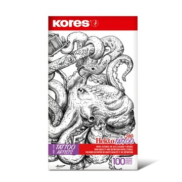 KORES XL | KALKA FREEHAND & TERMICZNA DO DRUKAREK | UNIWERSALNA | 100 SZTUK