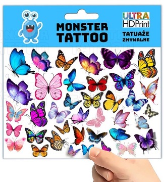 МОЮЩИЕСЯ ВРЕМЕННЫЕ ТАТУ ДЛЯ ДЕТЕЙ БАБОЧКА ОРИГИНАЛЬНЫЕ ДЕТСКИЕ ДИЗАЙНЫ