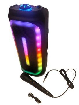 Głośnik Bluetooth Przenośny Bezprzewodowy Karaoke KK-668 Mikrofon