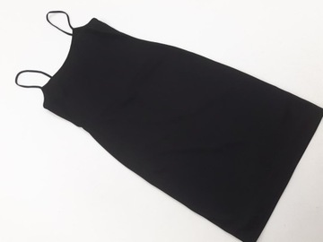OASIS dopasowana HALKA midi CZARNA basic _ XS