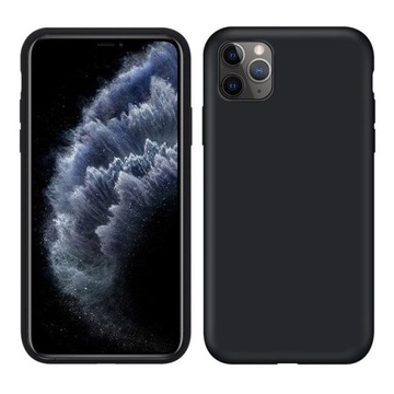Etui Case Silikonowy do Apple iPhone 11 Czarny