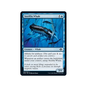 MTG 4x Steelfin Whale