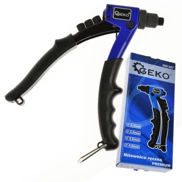 NITOWNICA RĘCZNA GEKO PREMIUM 2.4-4.8 MM KRÓTKA PREMIUM