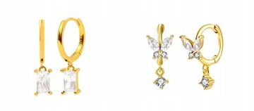 Игла из стерлингового серебра 925 пробы Elegant White Crys