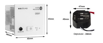Kbsound Настенный Bluetooth-усилитель, 5 комплектов