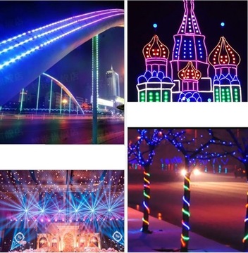 Wąż świetlny LED ozdoba świąteczna 103 Wielokolor