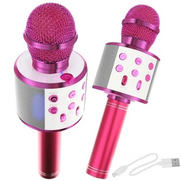 Mikrofon bezprzewodowy dla dzieci karaoke bluetooth głośnik na prezent