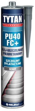 Uszczelniacz poliuretanowy TYTAN PU40 300ml szary