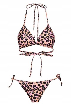 Boohoo jdn KOMPLET BIKINI ANIMAL PRINT 46