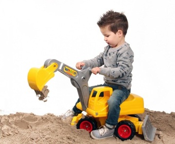 Большой самоходный гигантский экскаватор XXL WADER POLESIE 82