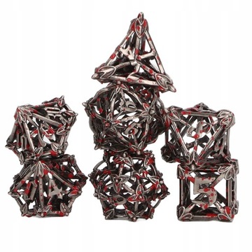 НАБОР КУБИКОВ DICE MACABRE DND RPG, 7 ШТ.