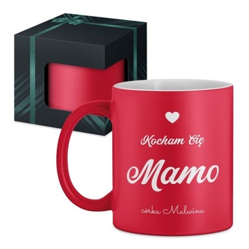 Prezent na Dzień Mamy Kubek Ceramiczny z Imieniem Personalizowany dla Mamy
