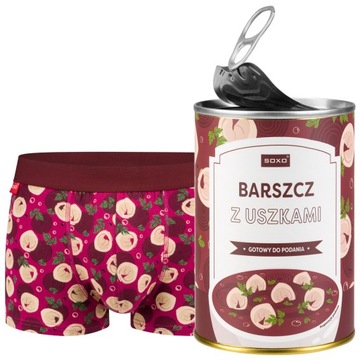 Soxo Bokserki Barszcz czerwony w puszce L prezent