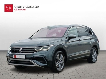 Volkswagen Tiguan II SUV Facelifting 2.0 TDI 200KM 2021 Volkswagen Tiguan TDI 200KM Allspace DSG 4x4 Elegance LEDMatrix Hak Panora