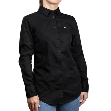 Koszula damska Tommy Jeans LADIES OXFORD SHIRT BLACK DW0DW13152078