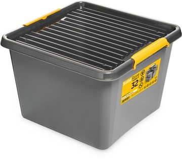 MOXOM 1622 POJEMNIK Z POKRYWĄ SOLID 32L MOCNY