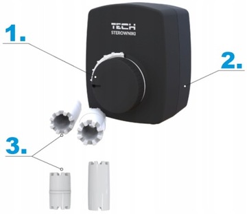 ПРИВОД СМЕСИТЕЛЯ ПРИВОД СМЕСИТЕЛЬНОГО КЛАПАНА 3-ТОЧЕЧНЫЙ STZ-120T СВЕТОДИОДНЫЕ ДИОДЫ