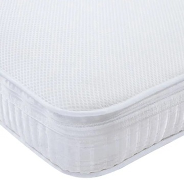 Materac do łóżeczka Coolplus Spring biały Mothercare 120x60