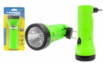LATARKA LED TIROSS 1 LED Z WTYKIEM ŁADUJĄCYM 0,5W