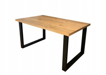 Stół w stylu LOFT - fornir DĄB 150/90 cm