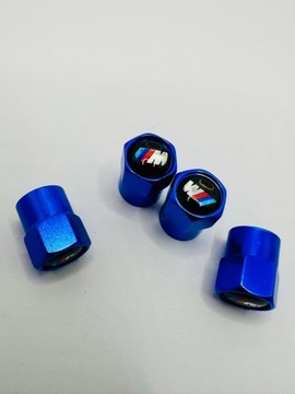 Колпачки на вентили автомобильных шин для MPOWER BMW BLUE Набор из 4 шт.