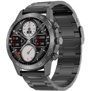 Smartwatch Męski Hagen HC58 czarny bransoleta