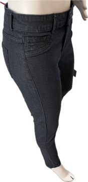 TEZENIS by CALZEDONIA Legginsy spodnie jeans S - 36 CZARNE