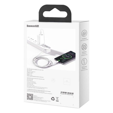 Kabel USB typ-C USB-C type-C 6A długi przewód 2m Szybkie ładowanie QC 3.0