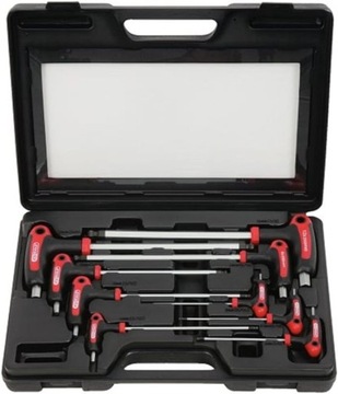 KS Tools 151.8150 Zest kluczy imbus 6-katnychz glow kulk i uchwytem T