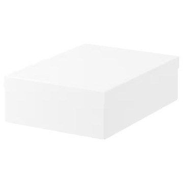 IKEA pojemnik TJENA z pokrywką BIAŁY 25x35x10cm