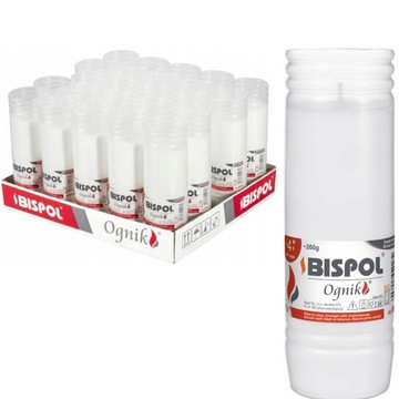 Bispol Fire WP4 24pcs вставки в парафиновые свечи Фактическое время 96H