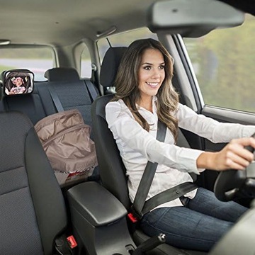 ЗЕРКАЛО ДЛЯ НАБЛЮДЕНИЯ ЗА РЕБЕНКОМ В МАШИНЕ ВО ВРЕМЯ ПУТЕШЕСТВИЯ 360 БОЛЬШОЕ