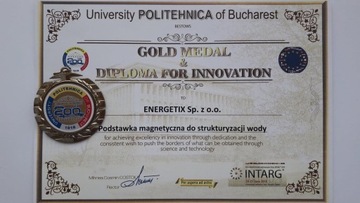 СТРУКТУРизатор ВОДЫ ENERGETIX МАГНИТНЫЙ ПОДСТАВКА ЖИВАЯ ВОДА ЦВЕТОК ЖИЗНИ