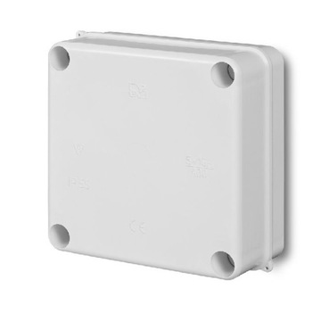 Puszka natynkowa hermetyczna IP55 135x135×62 biała