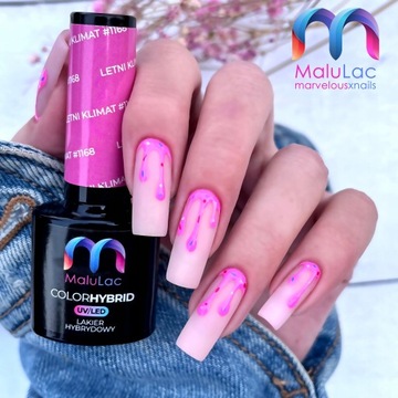 MaluLac BAZA TOP hybrydowy lakier + GRATIS PILNIK