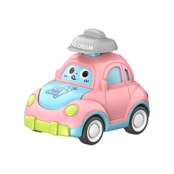 Прес and Go Car Подарунок для гостей Ранній розвивальна дитина Push Інерційний Car рожеві