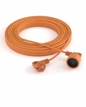 Przedłużacz ogrodowy ACAR 25m 2x1mm ps-2p FV GW