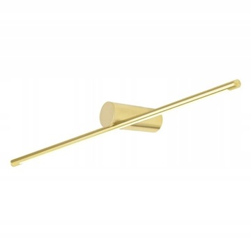 Lampa nad Lustro Kinkiet Łazienkowy Złota 60cm Gold 9W LED