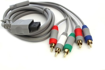 IRIS Kabel przewód TV component 5 x RCA do konsoli Nintendo Wii