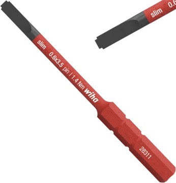 BIT SLIMBIT ELECTRIC PŁASKI 3,5x75 mm WIHA 44385