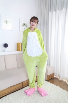 ŻABA Żabka PIŻAMA Kigurumi Onesie Przebranie Damskie Męskie L 165-174 cm