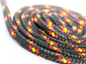 Парусный канат полипропиленовый 12 мм оплетка универсальный черный 20 м