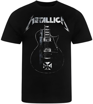 KOSZULKA MĘSKA NADRUK METALLICA ROCK PREZENT PREMIUM S