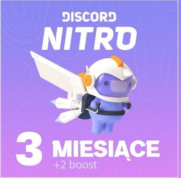 DISCORD NITRO 90 DNI + 2xNITRO BOOST