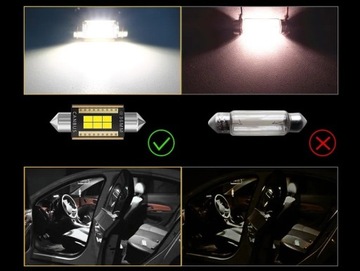 СВЕТОДИОДНЫЕ ЛАМПОЧКИ C5W 31 мм CAN BUS YOBIS МОЩНЫЕ ТРУБЧАТЫЕ