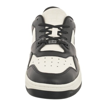 Buty Sneakersy Męskie Tommy Hilfiger Basket Leather Black Czarne