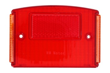 Крышка заднего фонаря LMT-1 WSK 125 Romet Chart 50 красная с отражателем