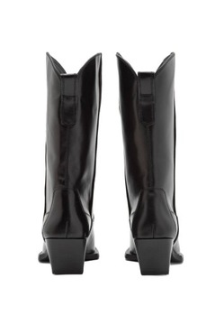 Buty damskie kowbojki VAGABOND Alina rozmiar 41 czarne skórzane