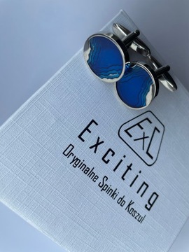 Spinki do mankietów Koń Mustang dla fana Forda