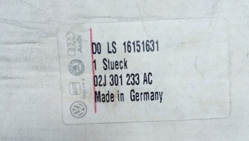 ОРИГИНАЛЬНЫЙ ВАЛ ИЗБИРАТЕЛЯ ПЕРЕДАЧ VW 02J301233AC